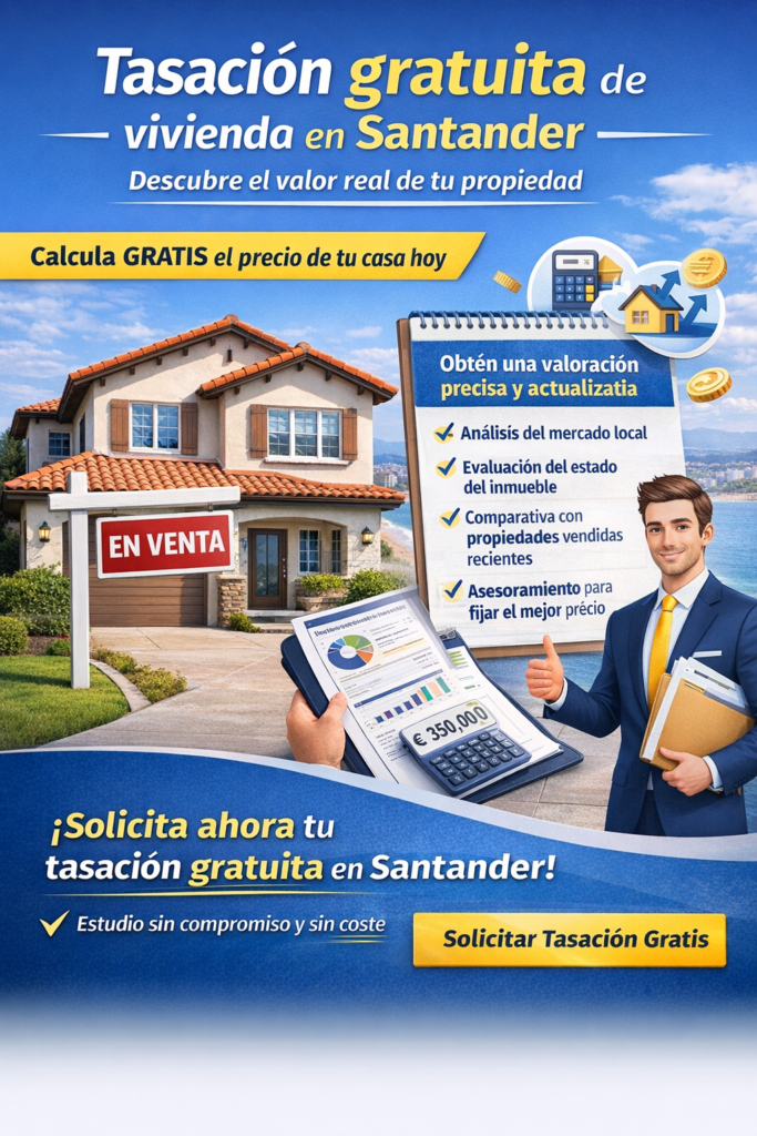 Valoracion gratuita en Santander