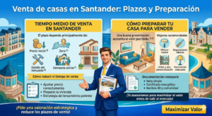 Cuánto tarda en venderse una casa en Santander