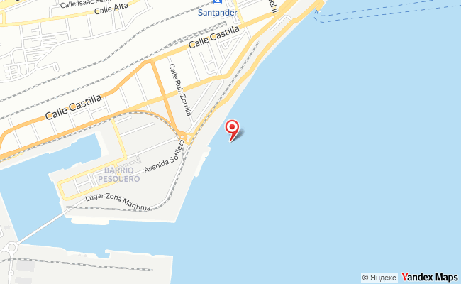 Mapa de Barrio Pesquero, Santander (Cantabria)