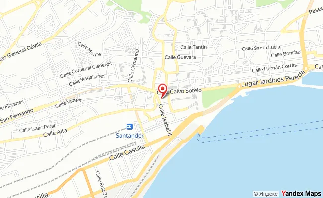 Mapa de Centro, Santander