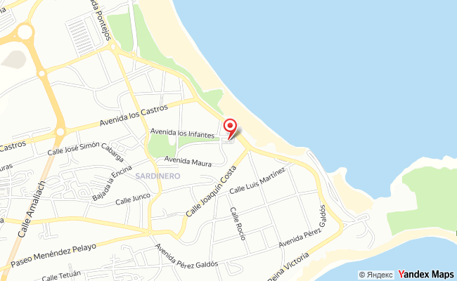 Mapa de El Sardinero, Santander (Cantabria)