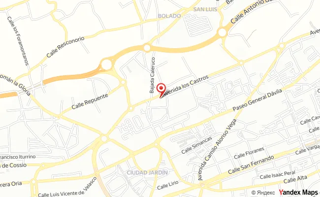 Mapa de González Trevilla, Santander