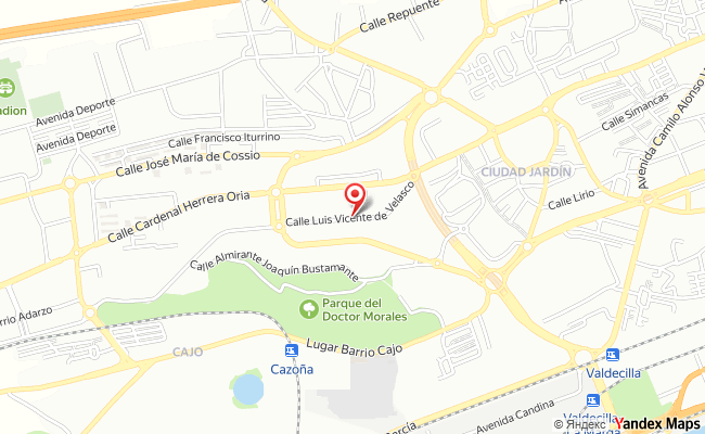 Mapa de La Marga, Santander (Cantabria)
