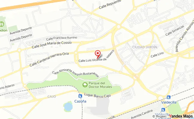 Mapa de La Marga, Santander
