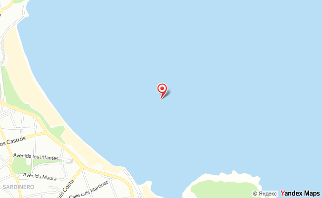 Mapa de Los Pinares, Santander (Cantabria)