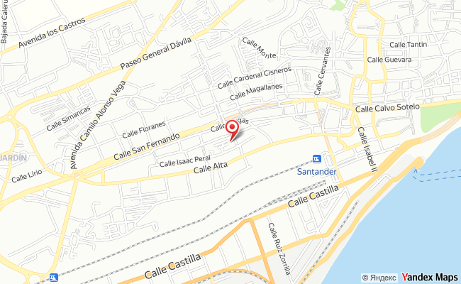 Mapa de Numancia, Santander (Cantabria)