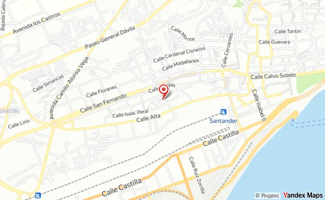 Mapa de Numancia, Santander