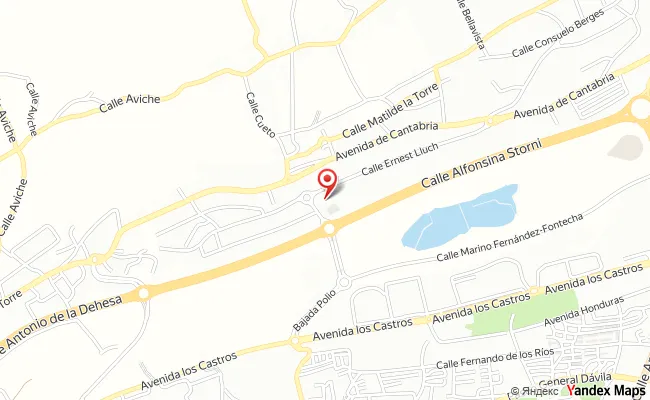 Mapa de San Román, Santander